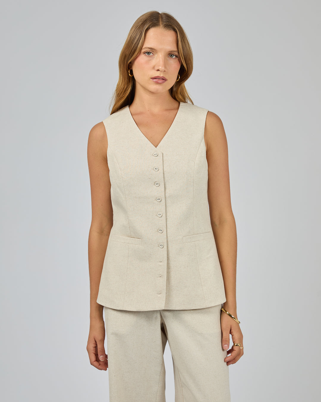 Tallow Vest Natural