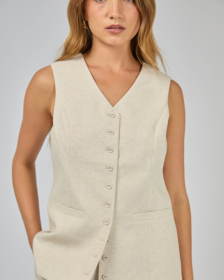 Tallow Vest Natural