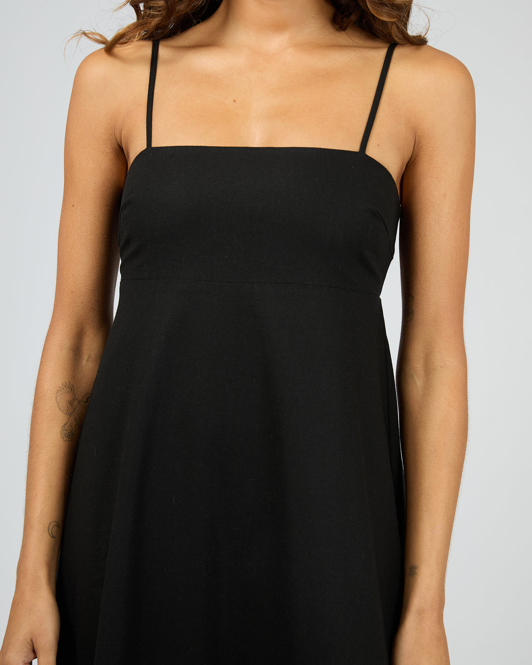 Tallow Tiered Maxi Dress Black