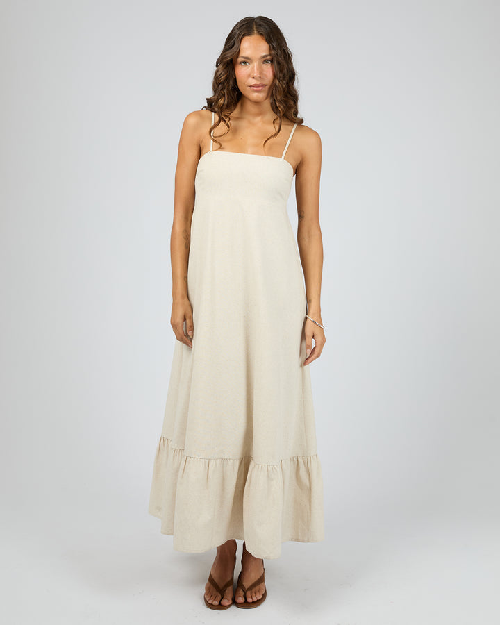 Tallow Tiered Maxi Dress Natural