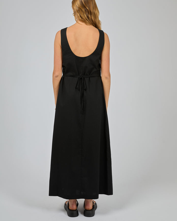 Tallow Tie Maxi Dress Black