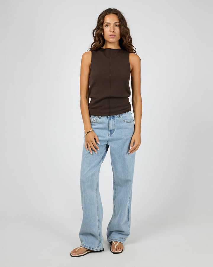 Ellis Tank Top Chocolate