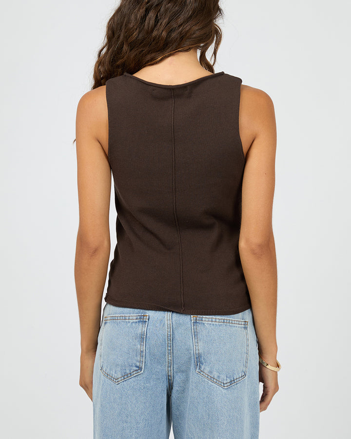 Ellis Tank Top Chocolate