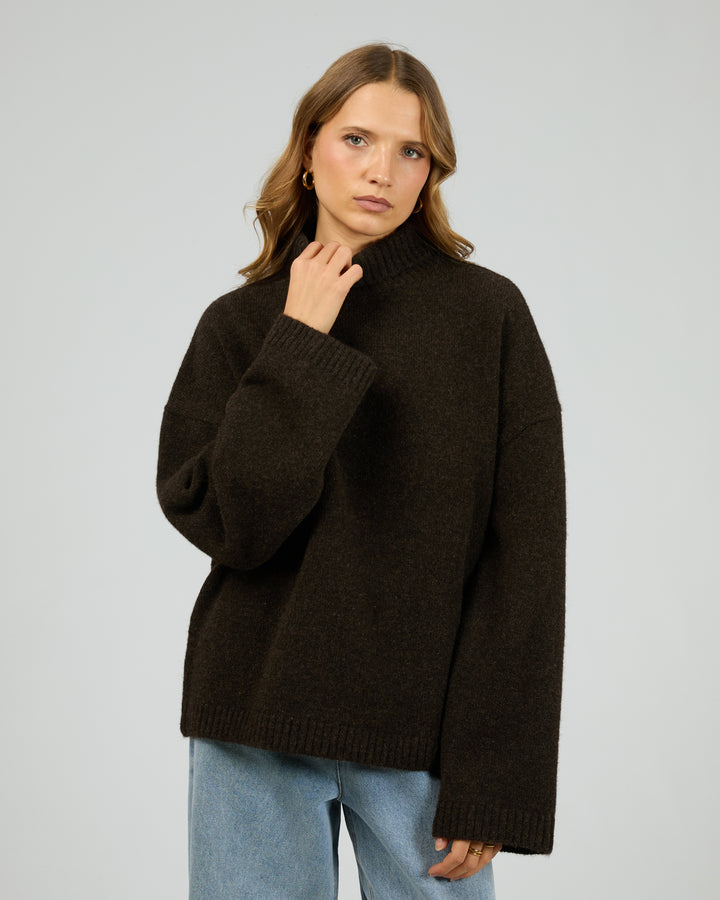 Willow Knit Jumper Chocolate