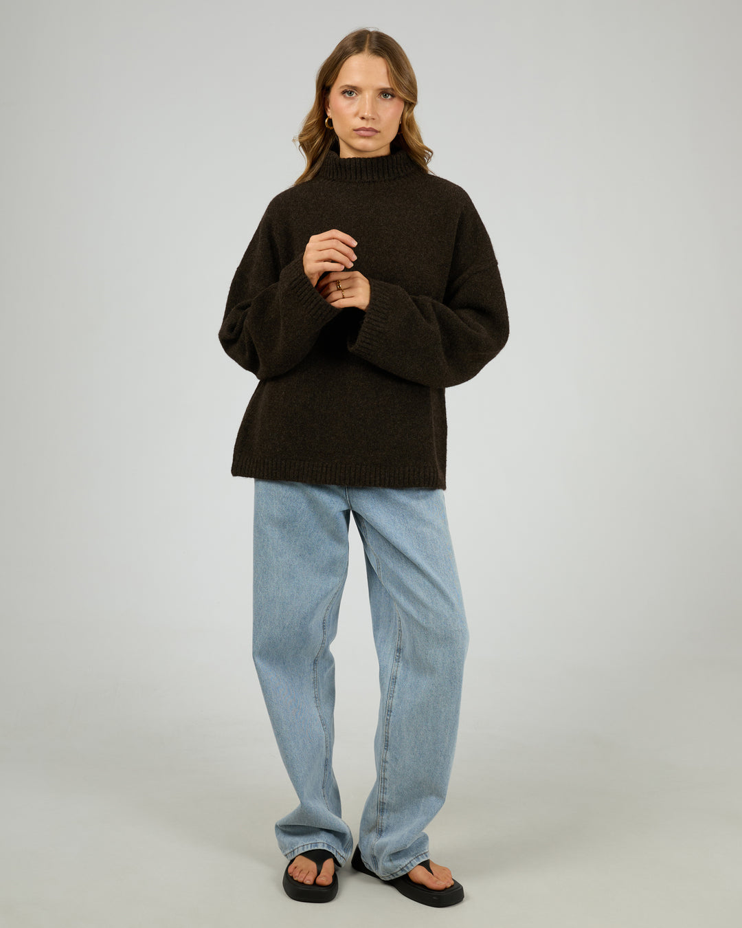 Willow Knit Jumper Chocolate
