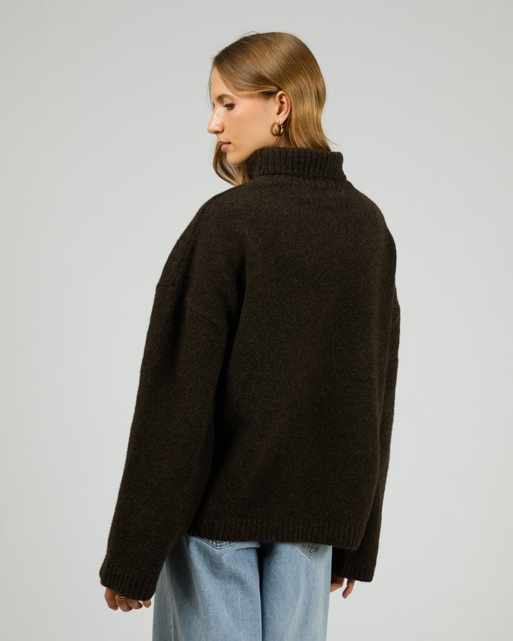 Willow Knit Jumper Chocolate