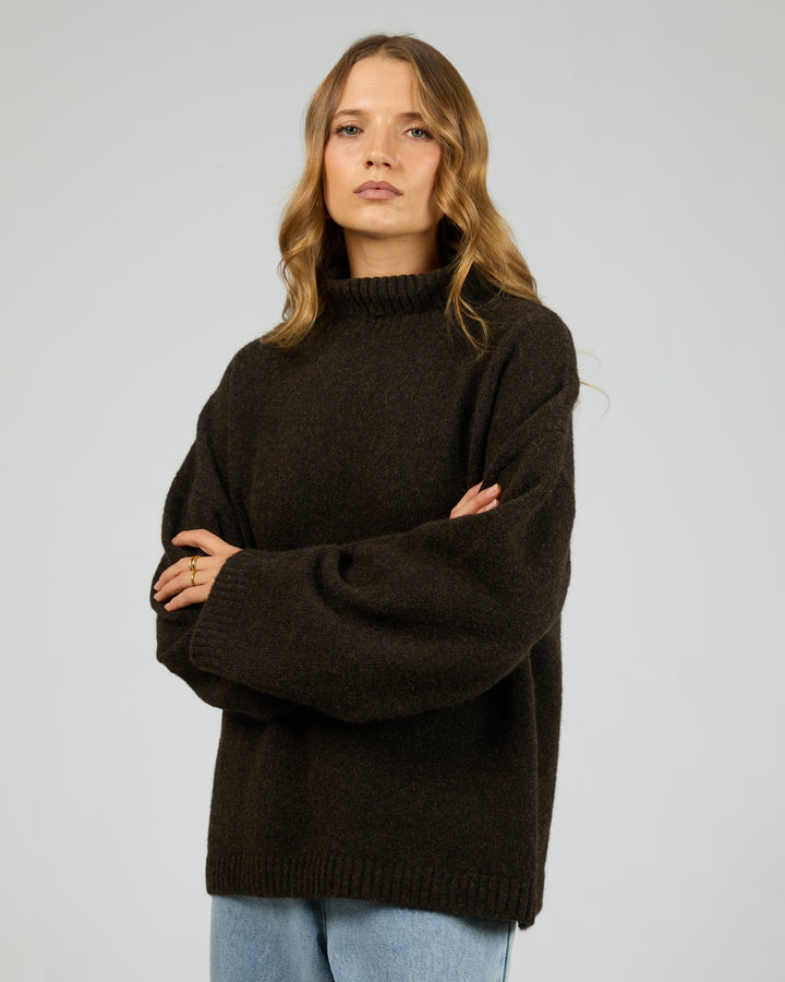 Willow Knit Jumper Chocolate