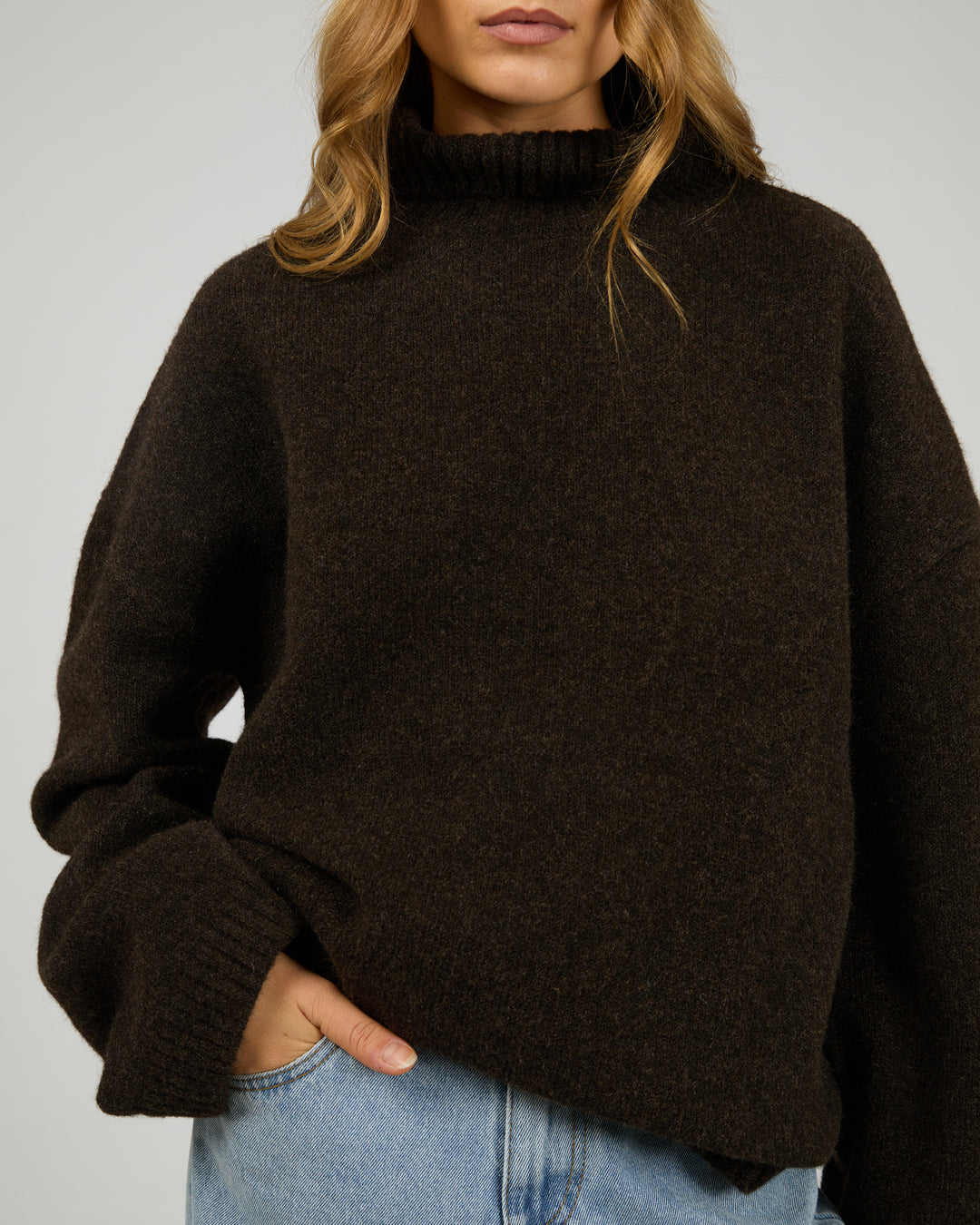 Willow Knit Jumper Chocolate