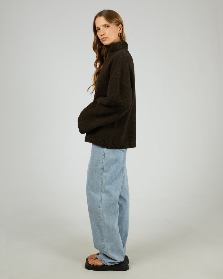 Willow Knit Jumper Chocolate