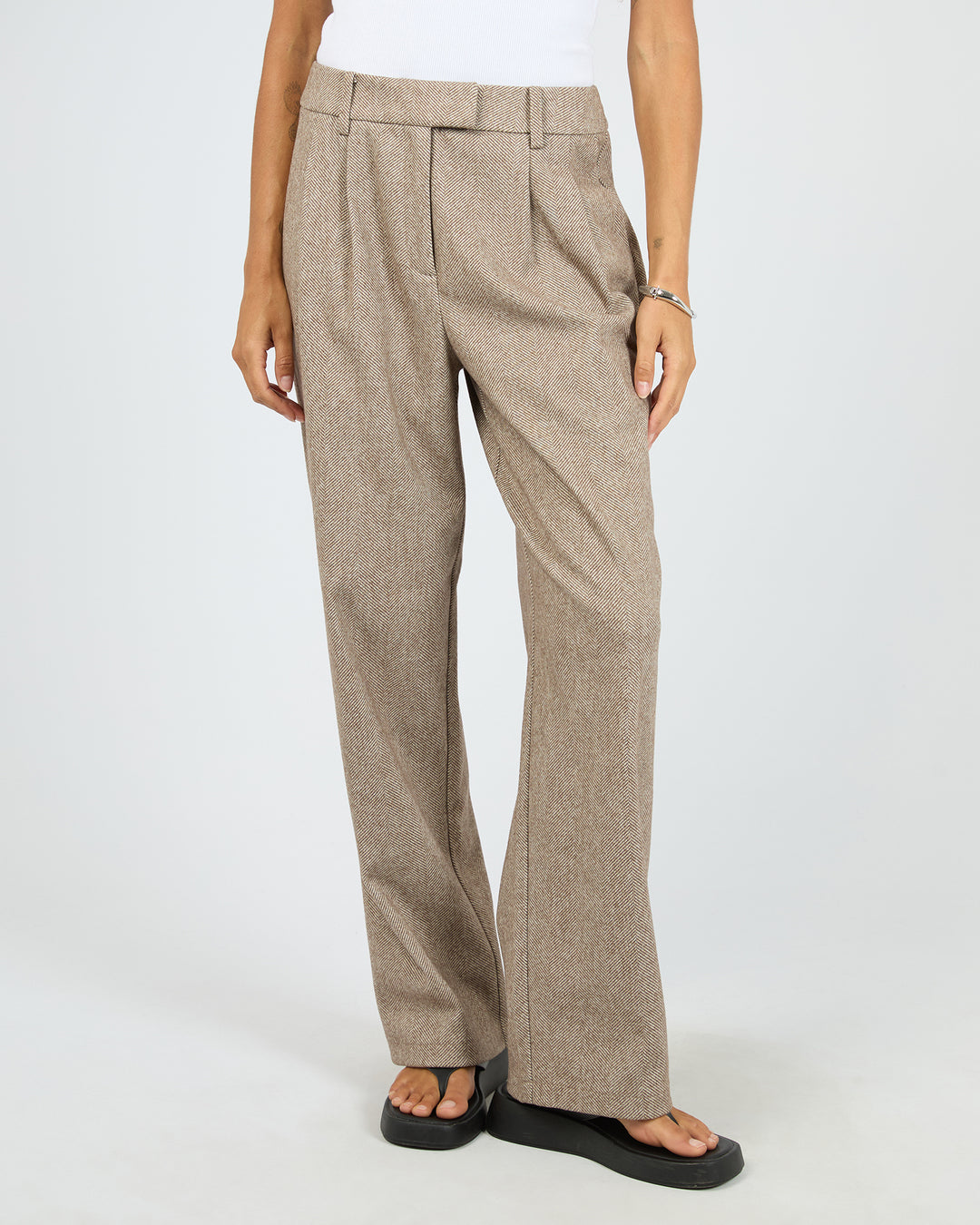 Opal Textured Pant Brown