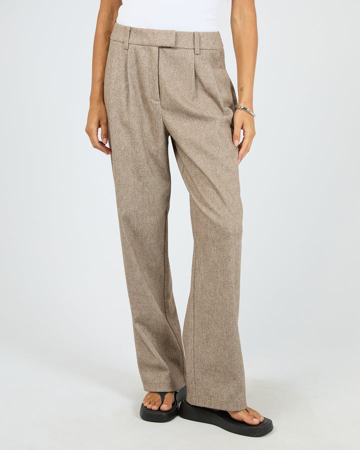 Opal Textured Pant Brown