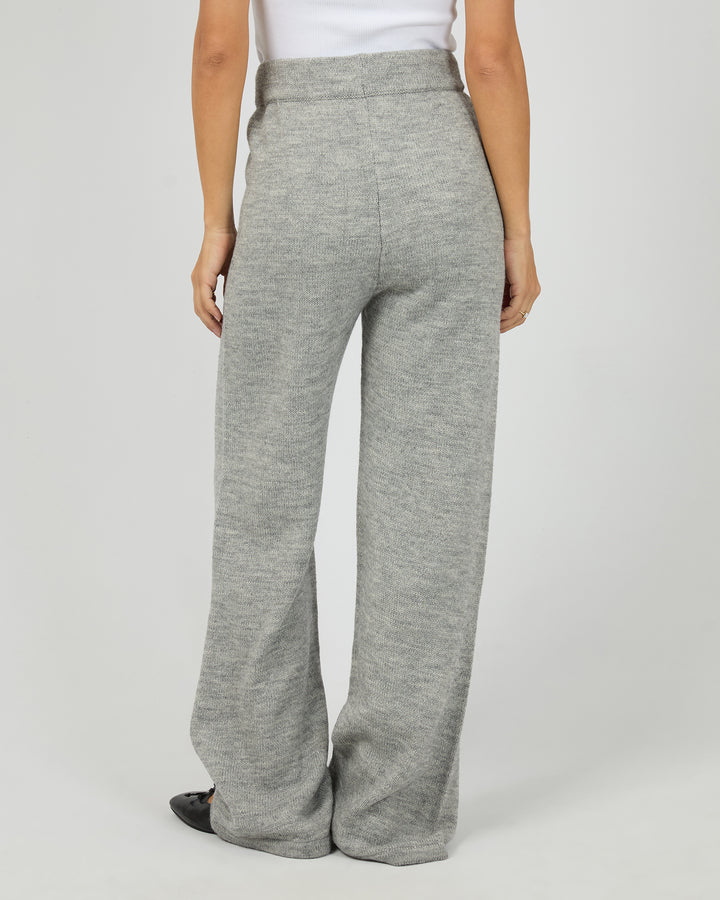 Lotus Knit Pant Grey Marle
