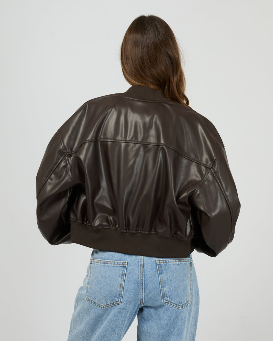 Luxe Bomber Jacket Chocolate