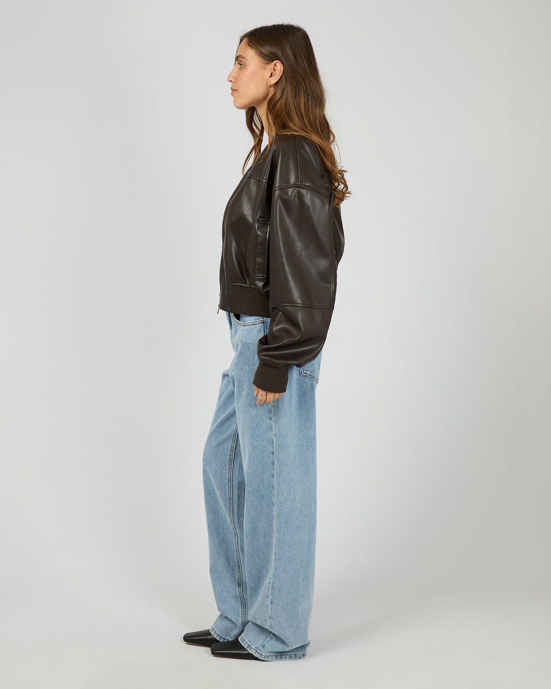 Luxe Bomber Jacket Chocolate