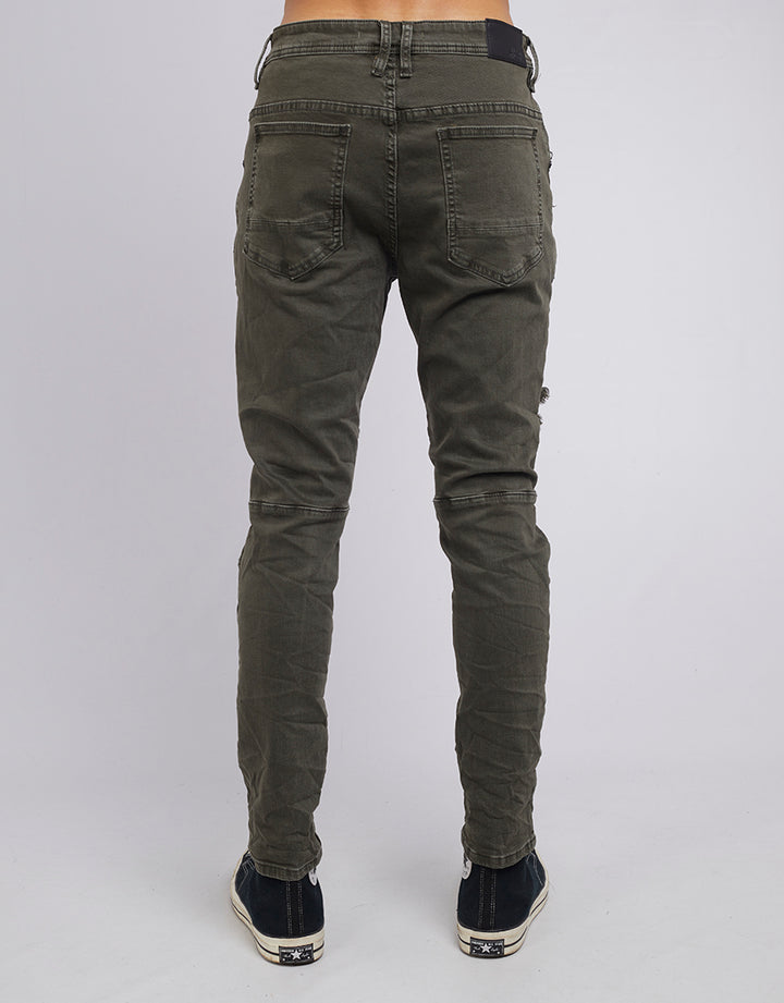 Soho Jean Trashed Khaki