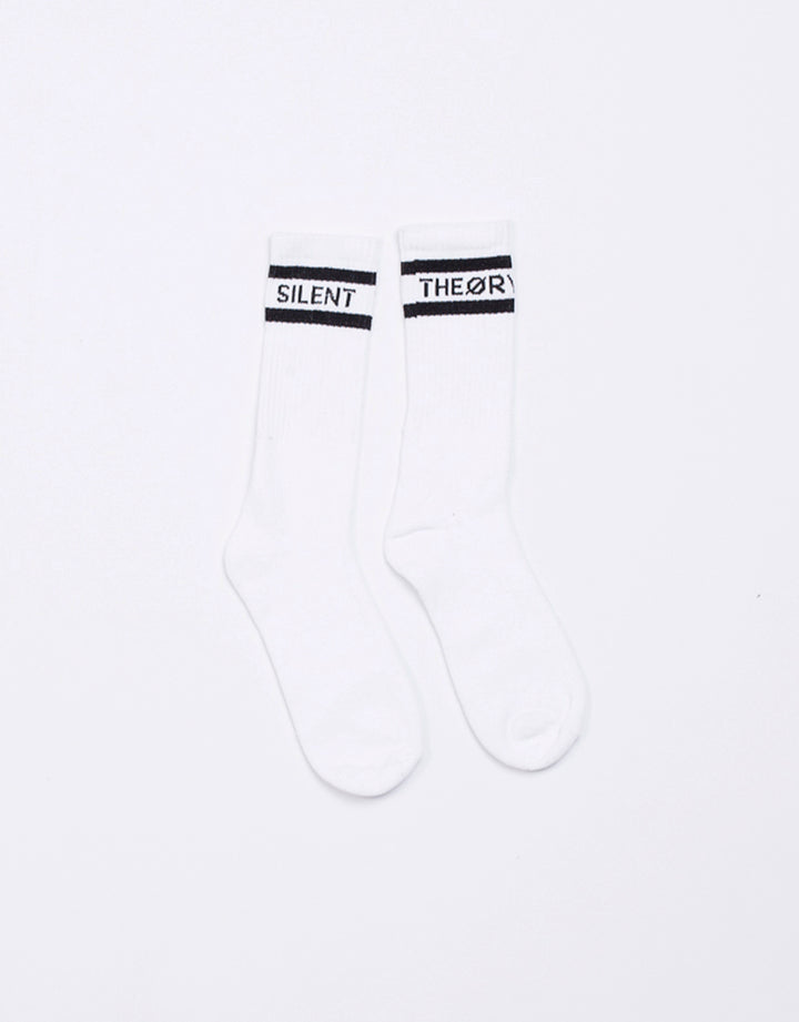 Silent Crew Sock 3 Pack White