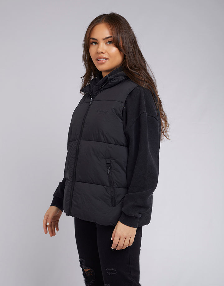 Fade Puffer Vest Black