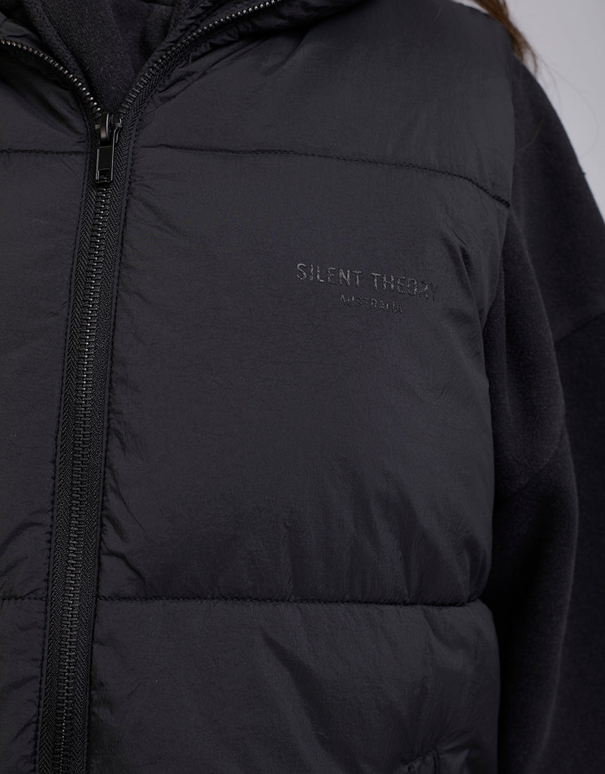 Fade Puffer Vest Black