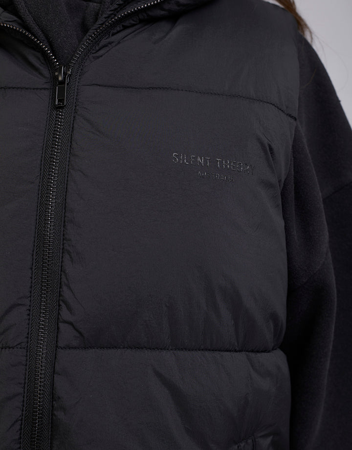 Fade Puffer Vest Black