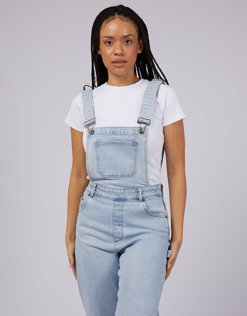 Light hot sale wash dungarees