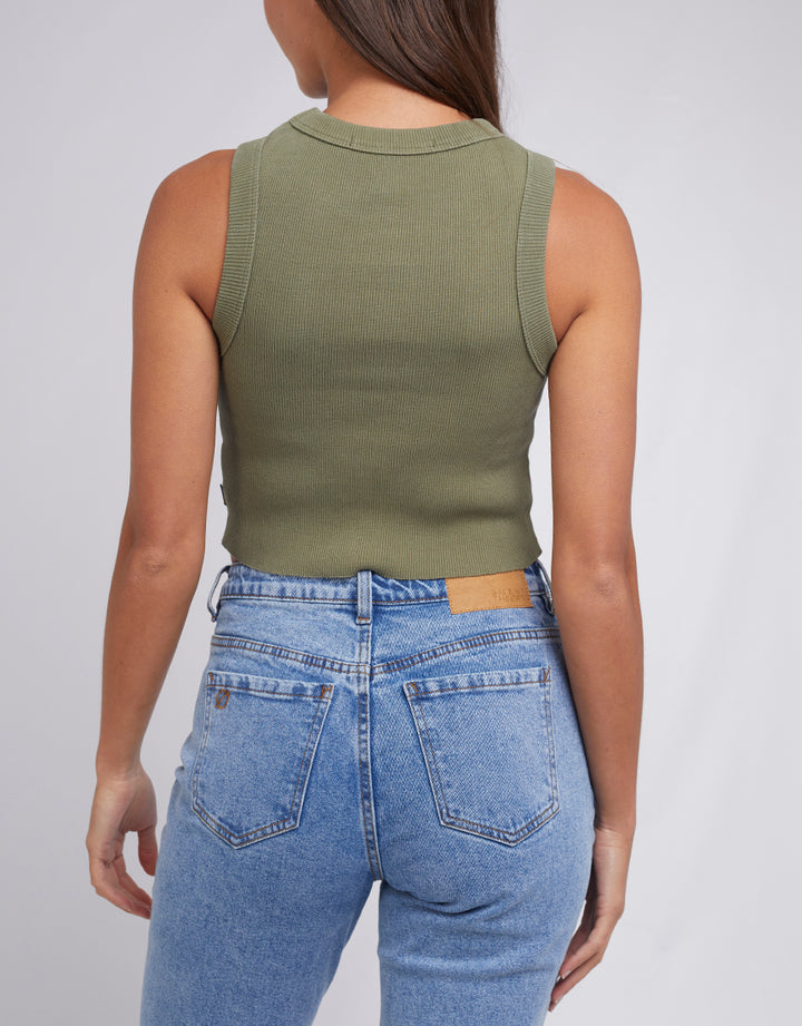 Frida Tank 3 Pk White/Black/Khaki