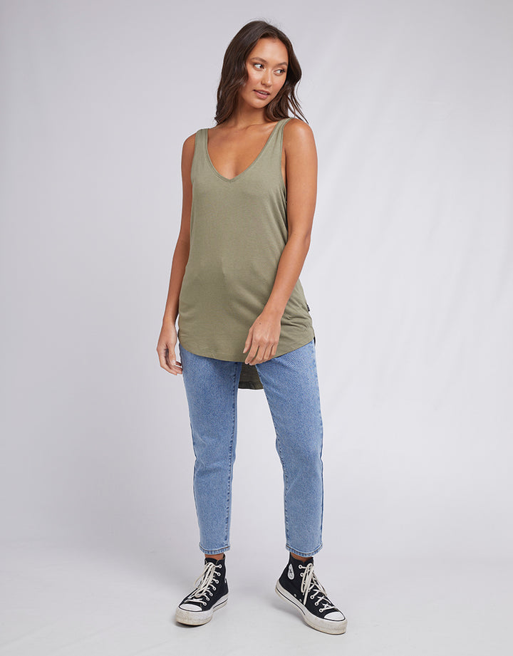 Zuri Tank Khaki