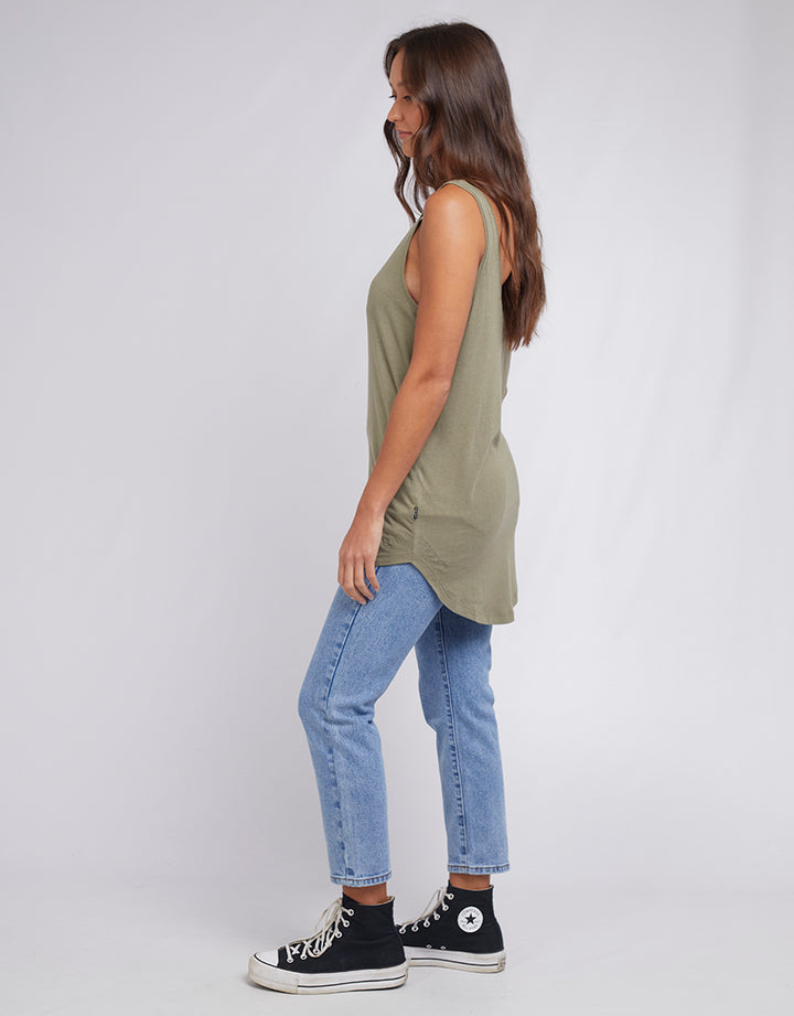 Zuri Tank Khaki